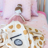 Glitter Gold Dots Play Pouch