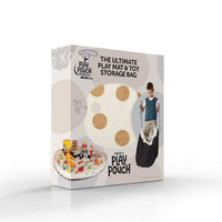 Glitter Gold Dots Play Pouch