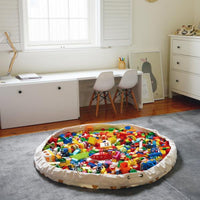 Glitter Gold Dots Play Pouch