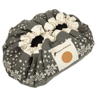 Charcoal Boho Play Pouch