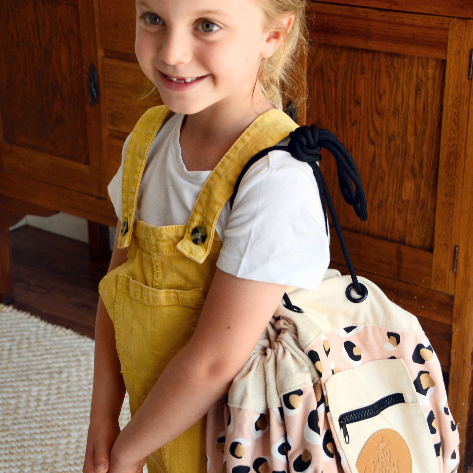 Leopard Gold Mini Pouch