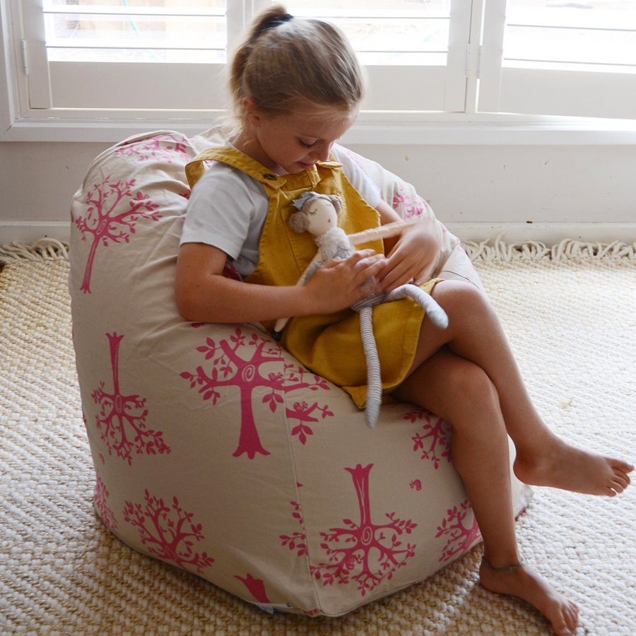 Orchard Pink Bean Bag