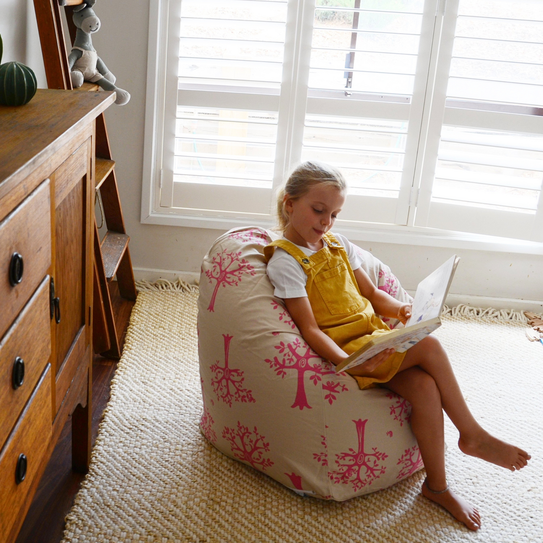 Orchard Pink Bean Bag