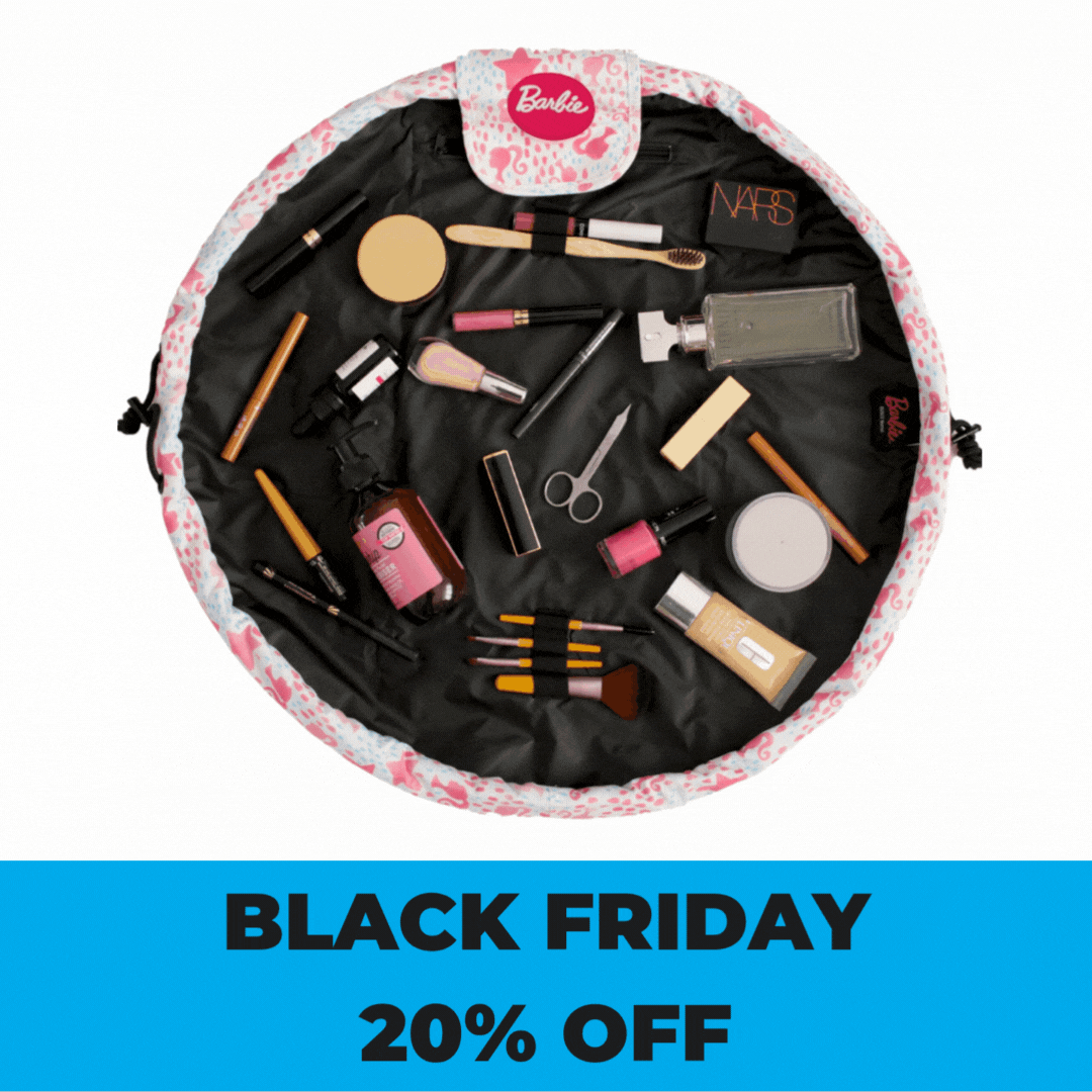 Glam Pouch + Clutch - Barbie Shine