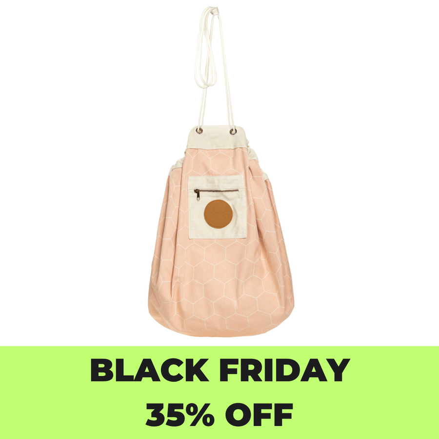 Blush Honeycomb Play Pouch