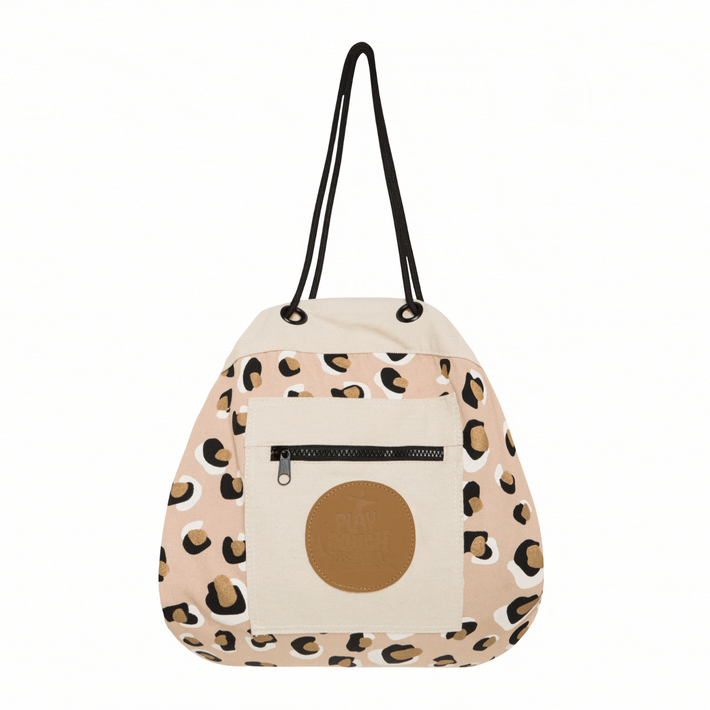 Leopard Gold Mini Pouch
