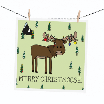 Card - Merry Christmoose