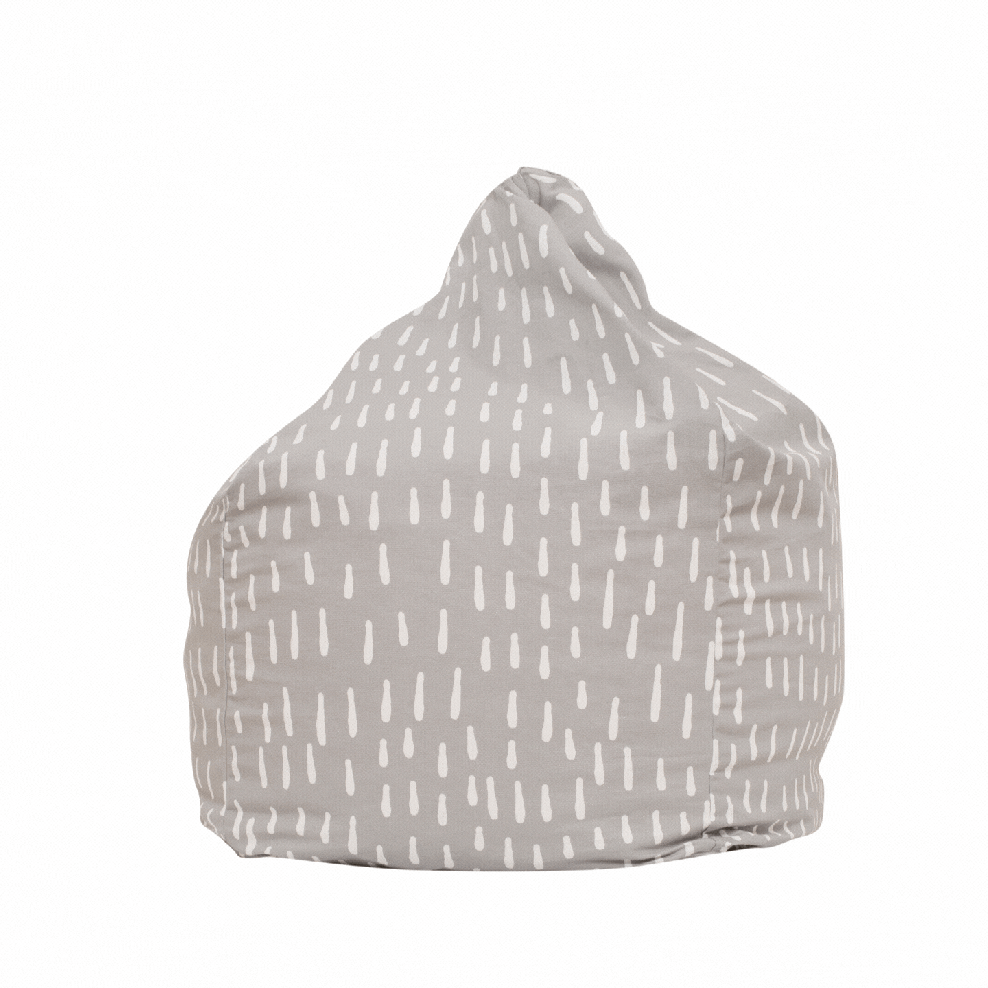 Raindrops Bean Bag - Grey