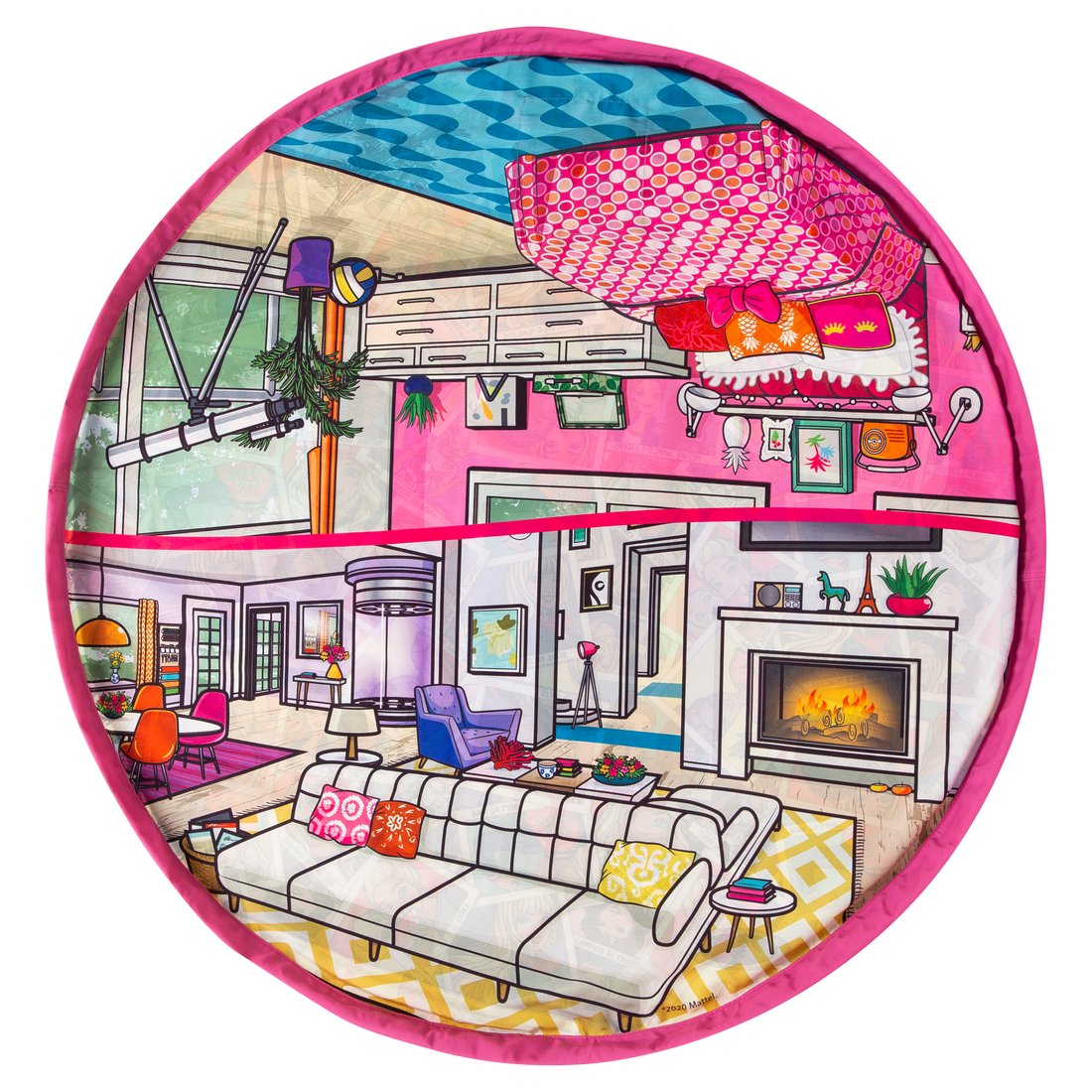 Barbie play mat hotsell