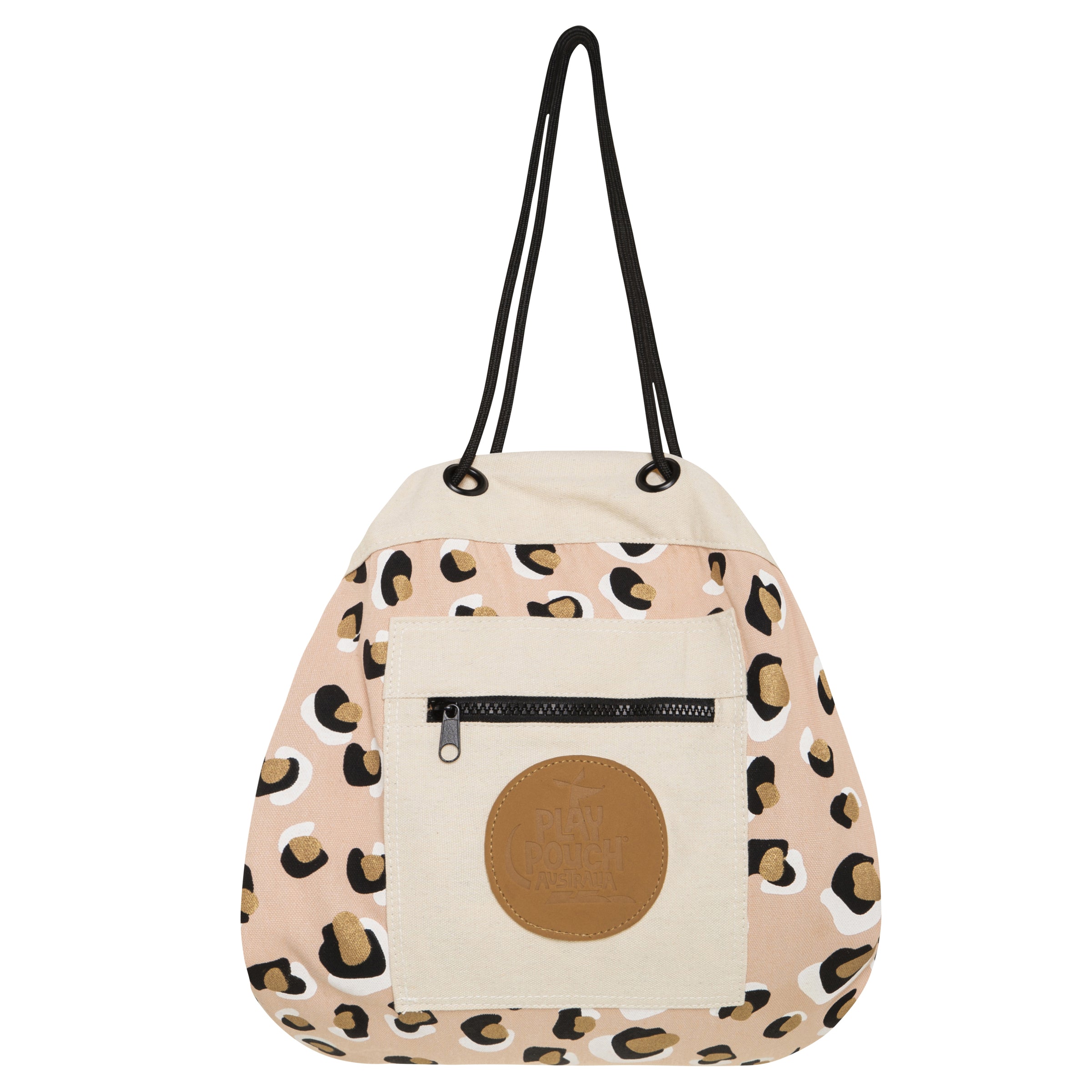 Leopard Gold Mini Pouch