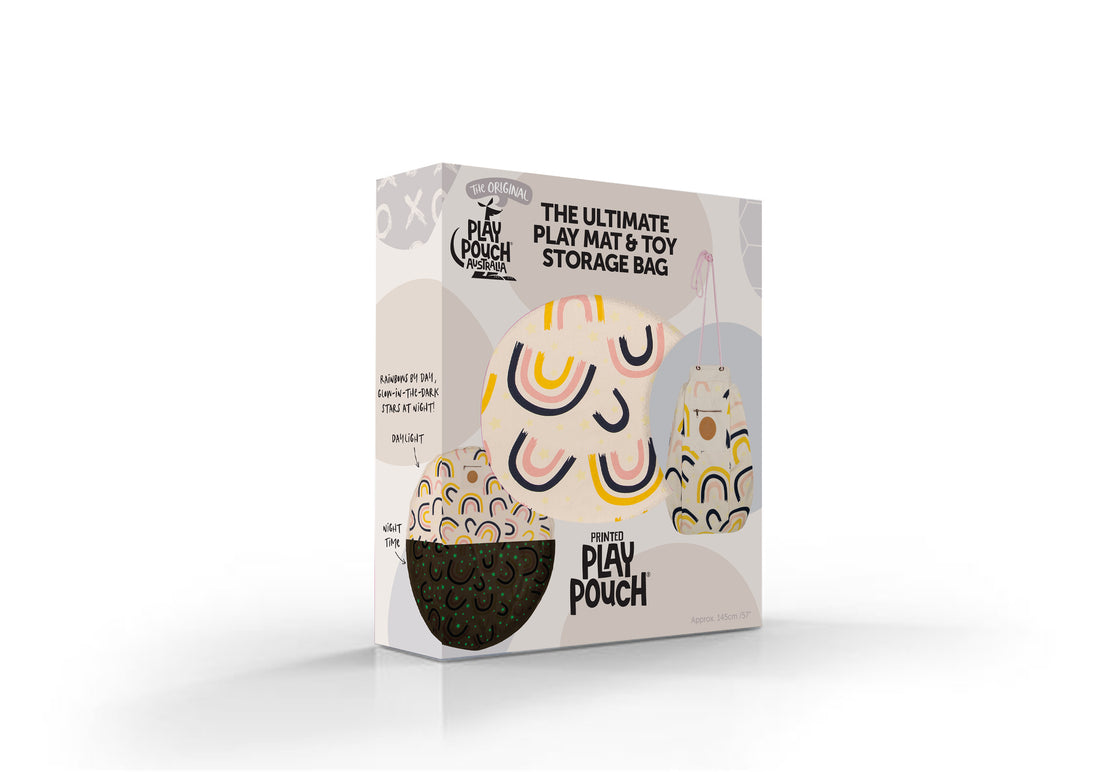 Rainbows & Stars Play Pouch