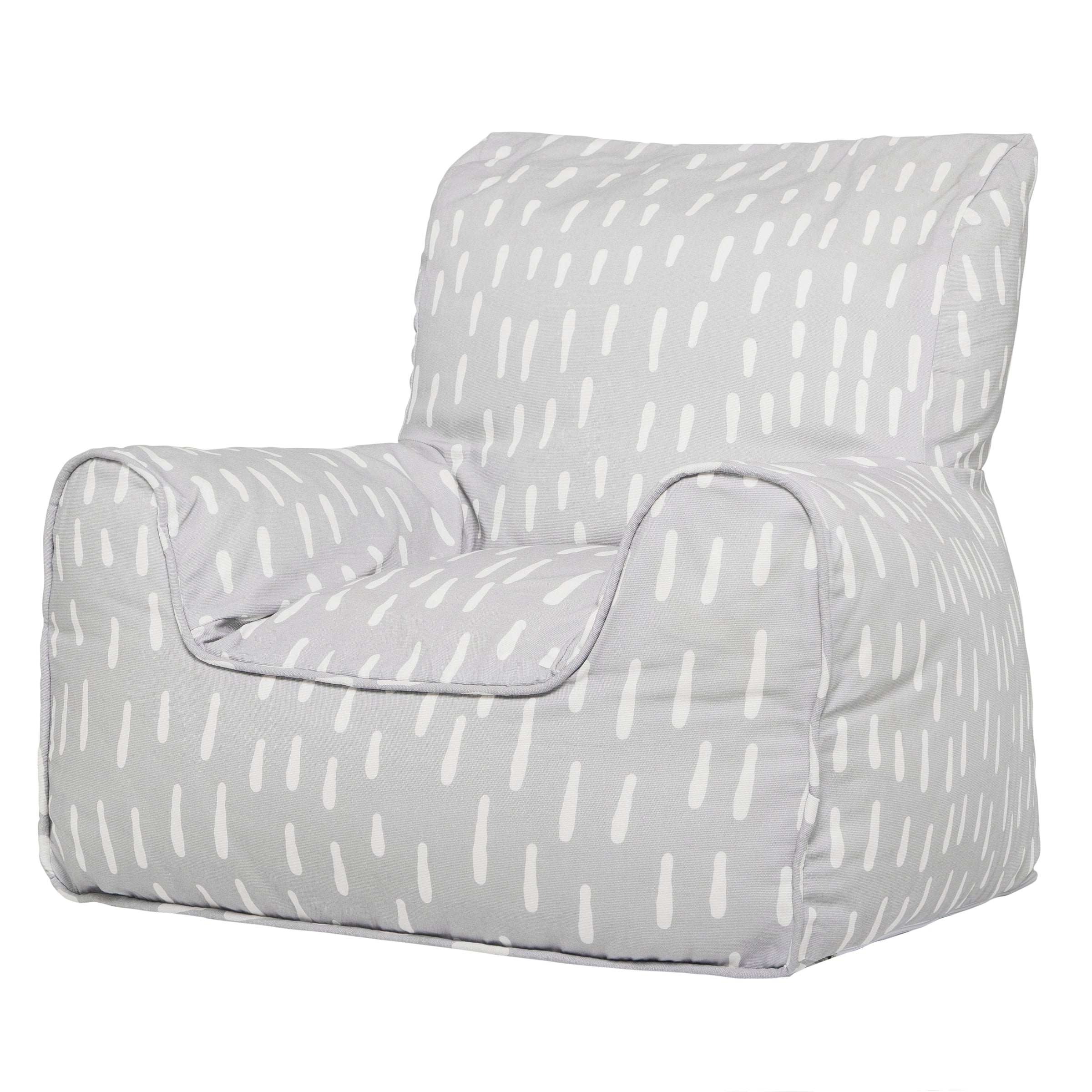 Raindrops Bean Chair - Grey