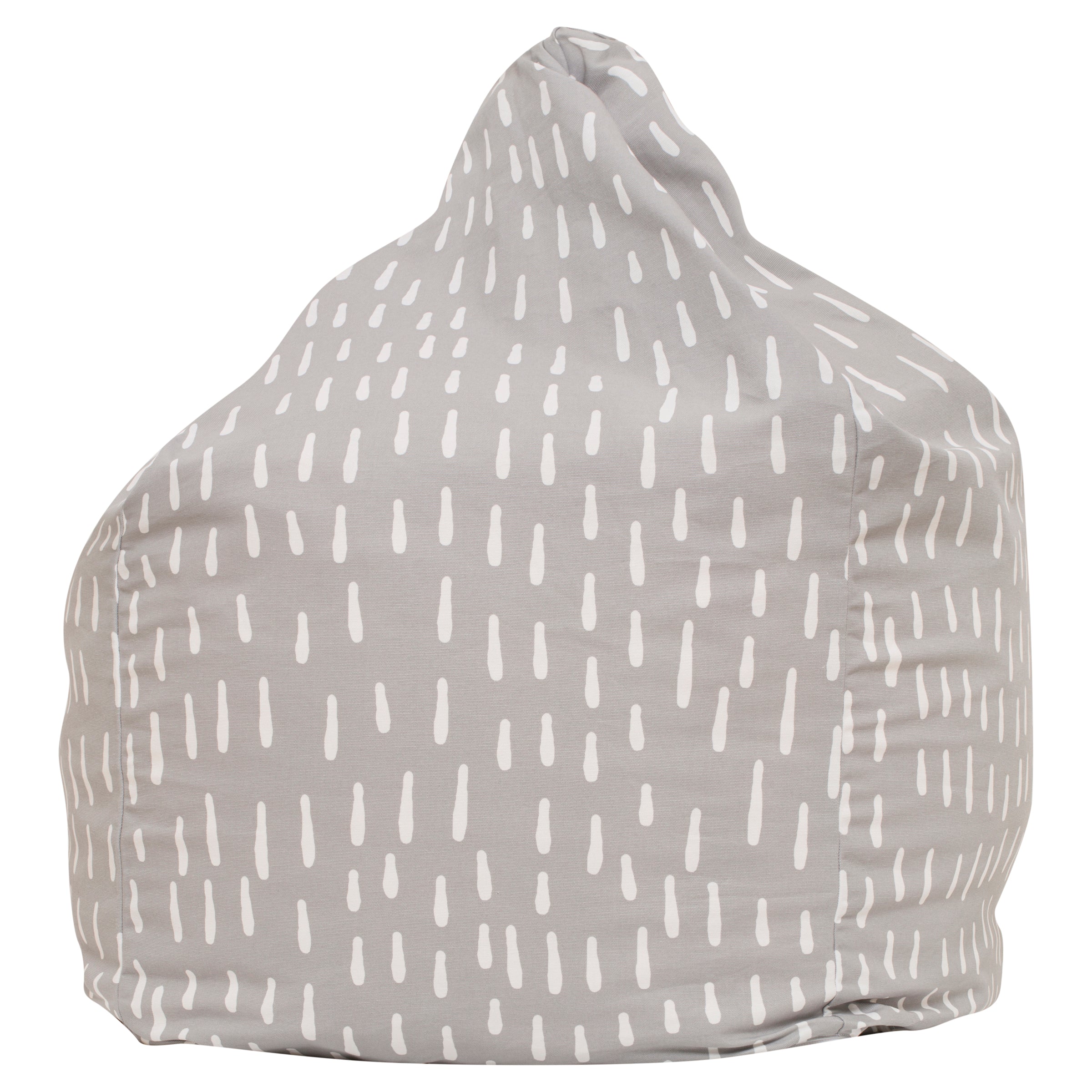 Raindrops Bean Bag - Grey