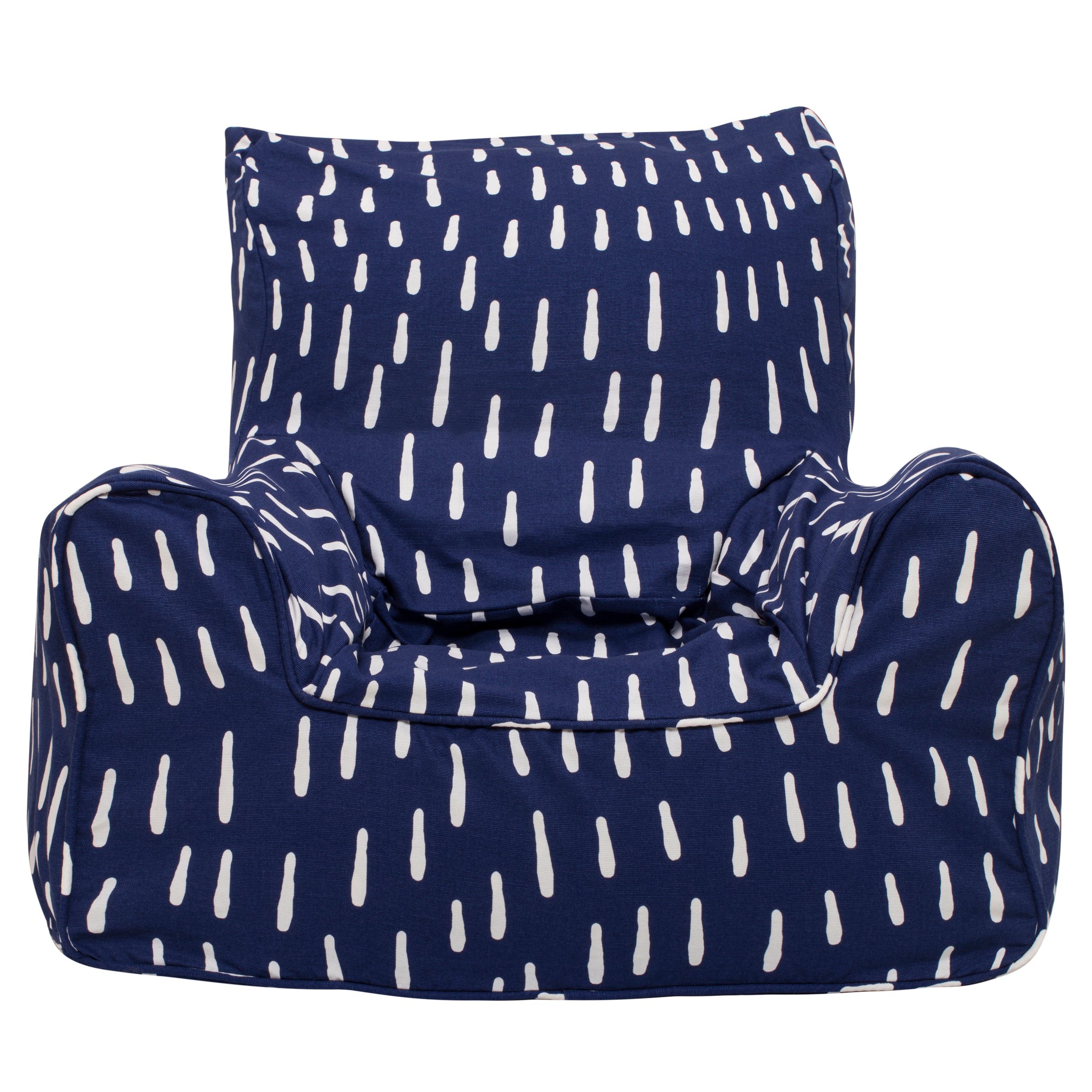 Raindrops Bean Chair - Indigo Blue